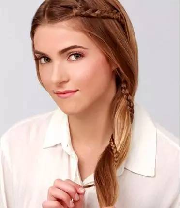 长直发帅气扎发,适合黑长直发的扎发