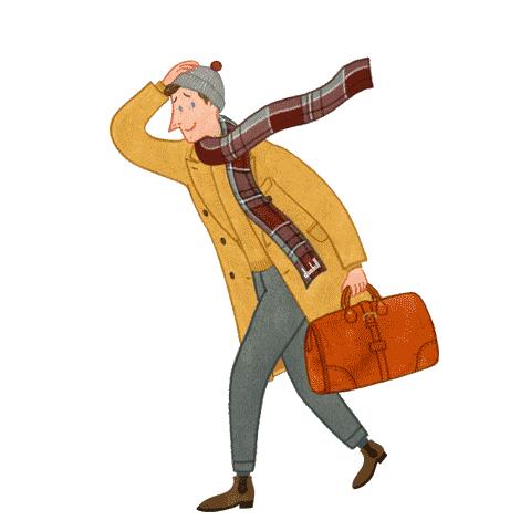 谈资｜那个专门画绅士的Mr.Slowboy，这次帮dunhill画了一只狗