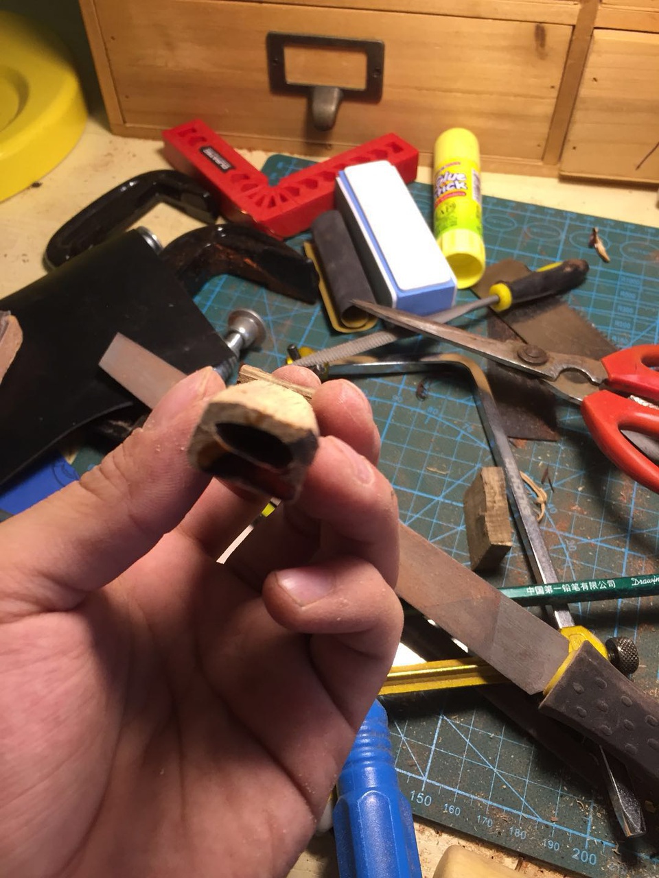 豆瓣日记:高兴哥手把手教你玩木头之『大马士革茶刀见过没？』