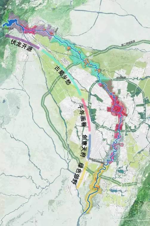 天府绿道风景图片,天府新区锦江绿道最新规划图