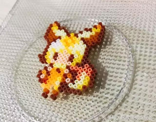 手工活大家一起干,拼豆豆手工教程