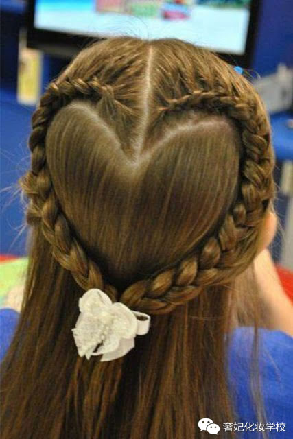 编发儿童简单又漂亮中长发小公主,斜辫子的小公主编发