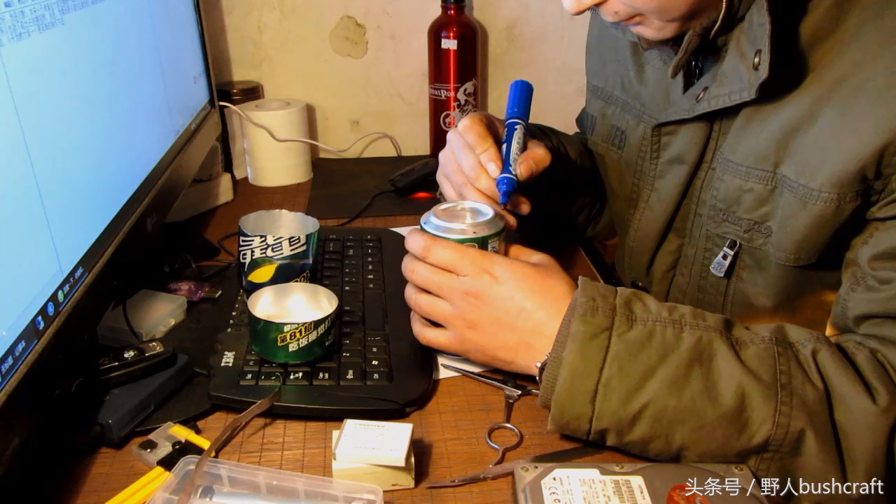 易拉罐增压酒精炉制作,易拉罐制作酒精炉的方法