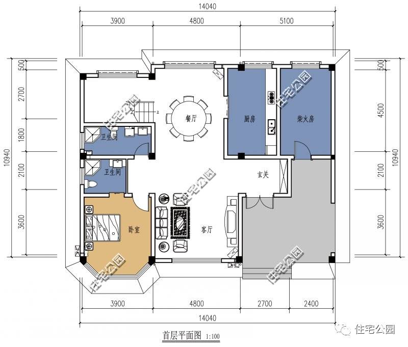 60套农村别墅设计图轻钢三层,60套农村中式别墅设计图