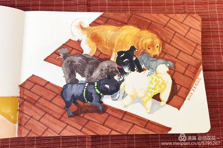 灏忕嫍ins椋庣畝鍗曞張濂界湅缁樼敾,钀屽疇鐙楃嫍缁樼敾浣滃搧