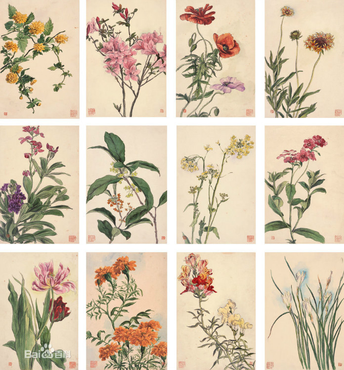 海派花鸟画谁的比较好,海派名家张雄花鸟画