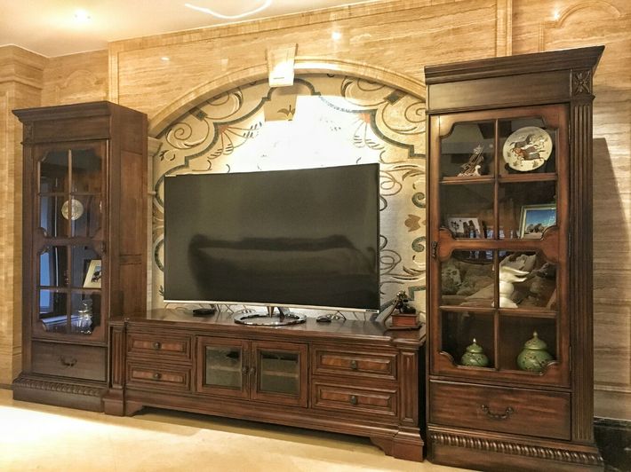 105平美式风格高档大气的温馨之家,每一处细节都透露着奢华