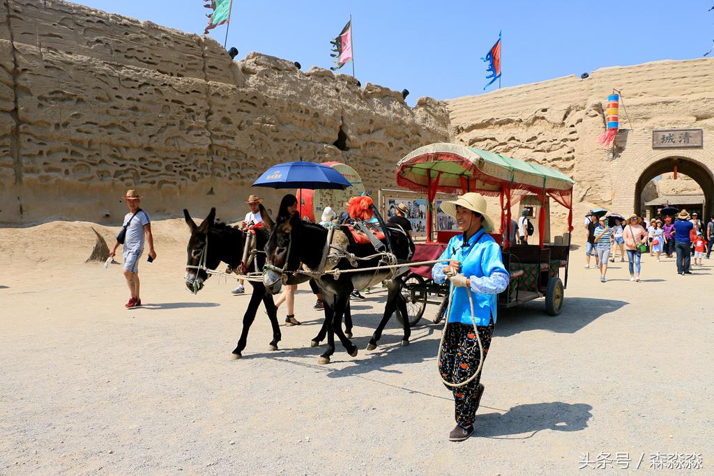 西部影视城荒凉,西部影视城漫天黄沙