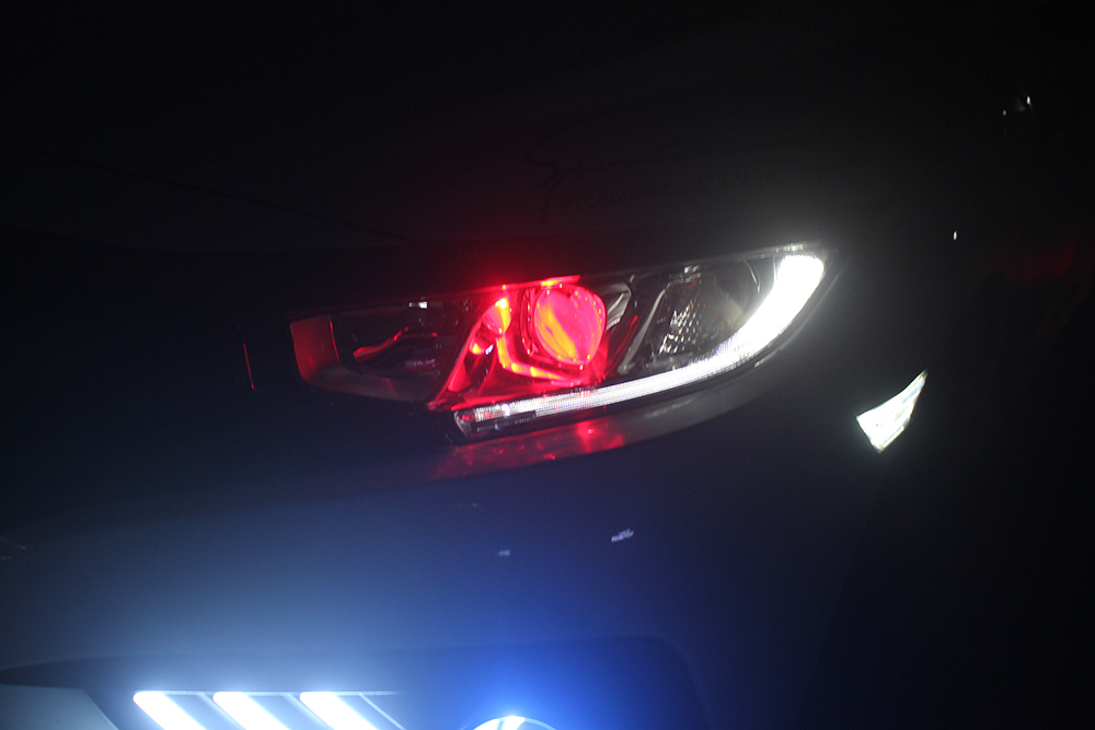 9.5代思域顶配改灯全过程,玩思域改装