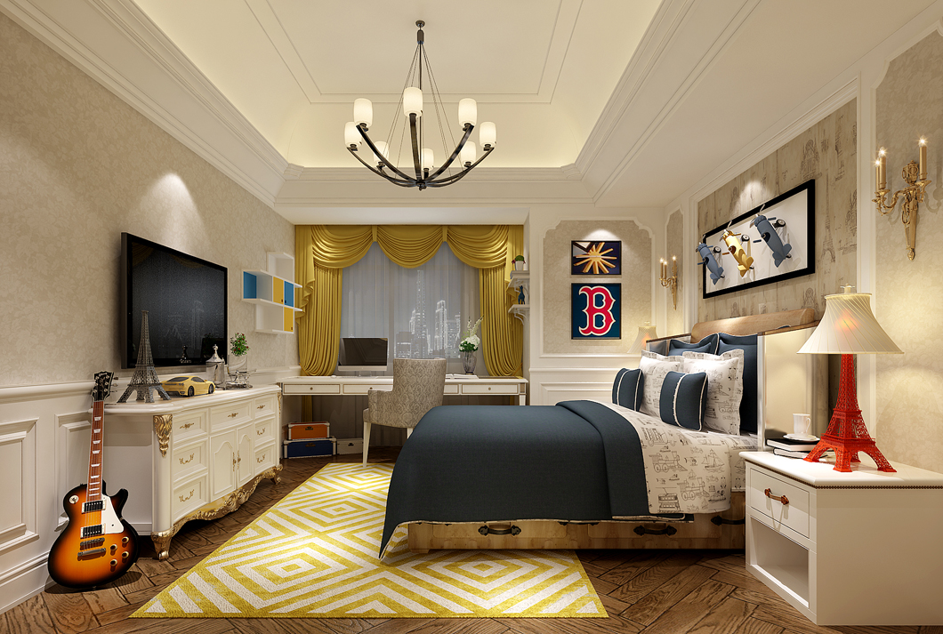 4-5岁儿童房装修风格,7-12岁儿童房装修风格简单