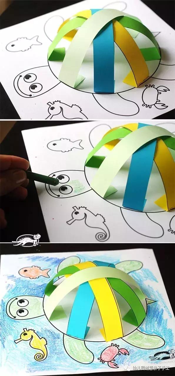 幼儿园简单卡纸小贺卡,卡纸贺卡幼儿园手工