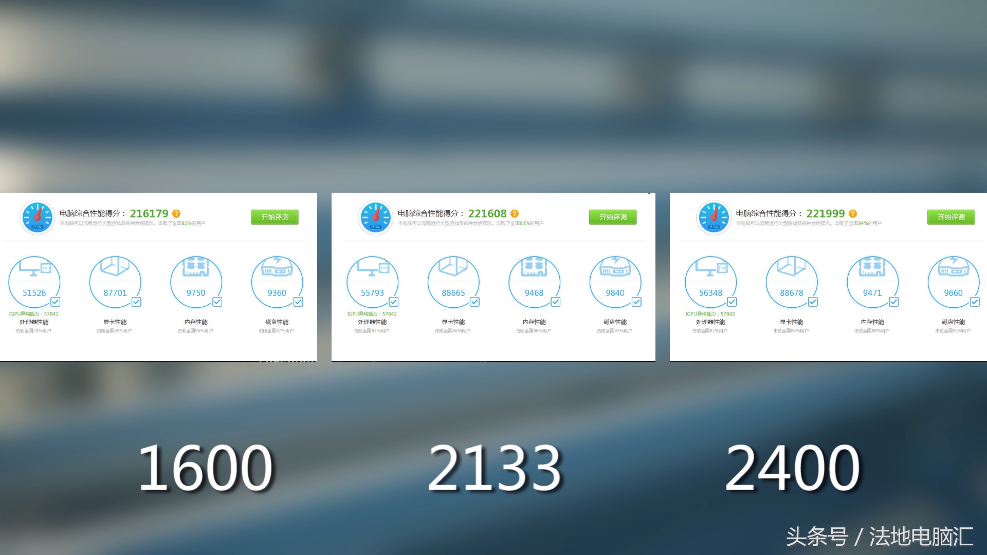 2400和3200内存条差别大吗,3200频率和2400频率内存条的差距