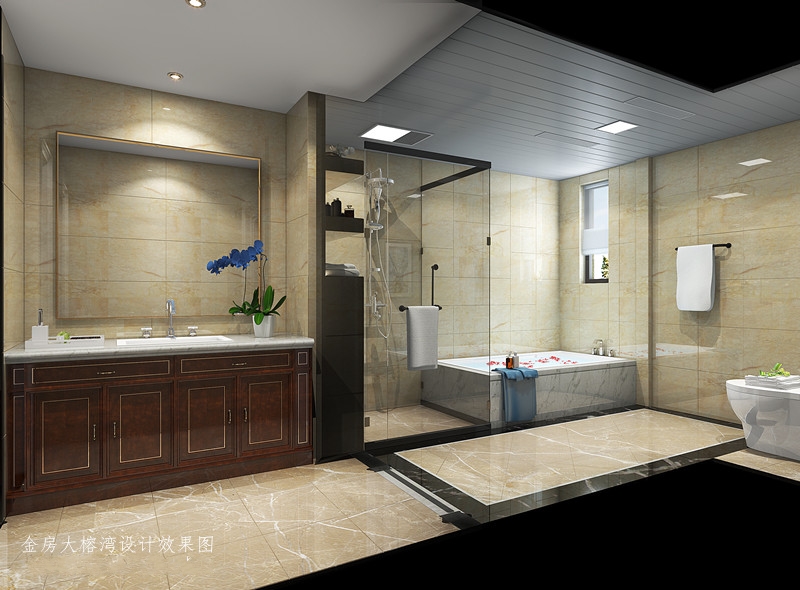 金堂跃层130平轻奢风格装修,成都金房大榕湾