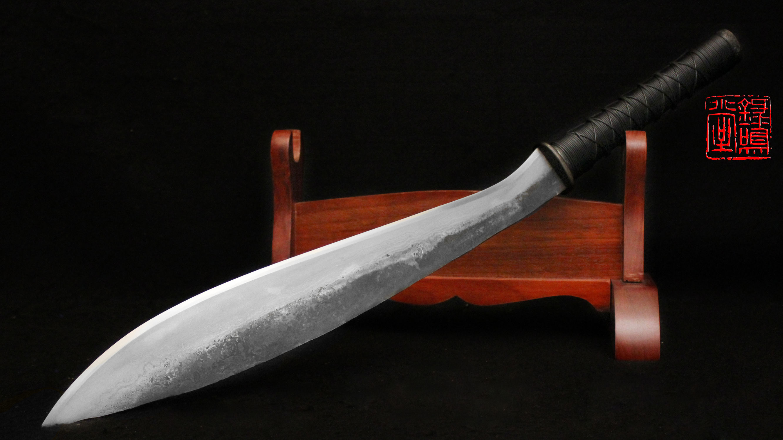 百炼锻打斩骨刀,锻钢狗腿刀