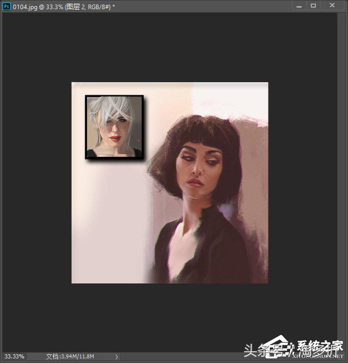 ps如何让两张图片合成全景,ps里面的混合选项怎么加图案叠加