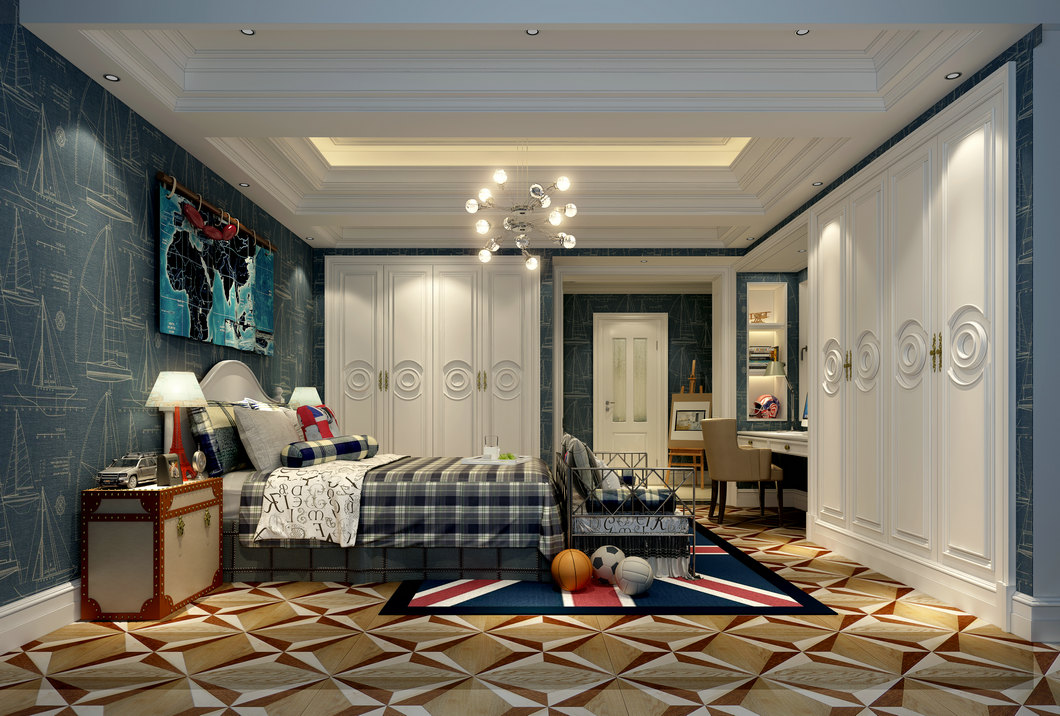 4-5岁儿童房装修风格,7-12岁儿童房装修风格简单