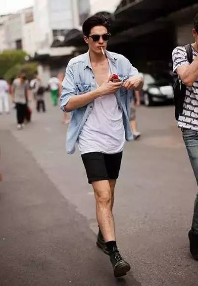 男生帅气短裤,男生穿怎样的短裤好看新款