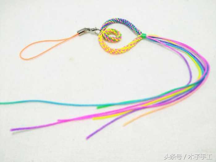 爱心铜钱红绳编织手链,十里桃花爱心红绳手链编织