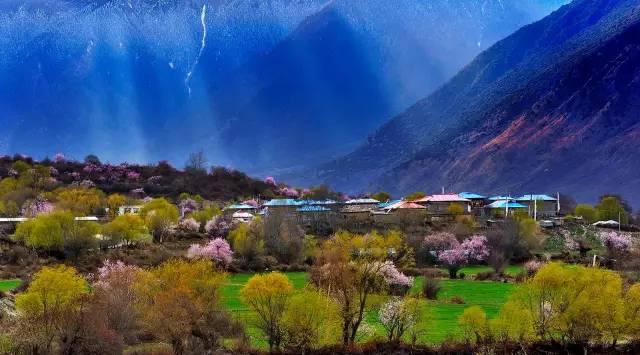 西藏林芝行一路风景如画,林芝最美小镇