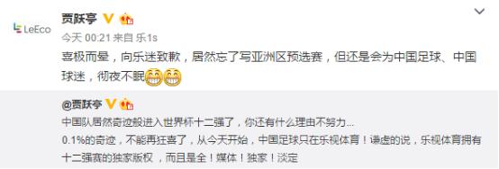 国足打鸡血,贾跃亭中国足球