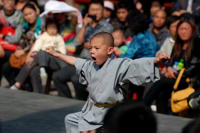 新少林五祖拍摄花絮,少林七小侠功夫学院花絮