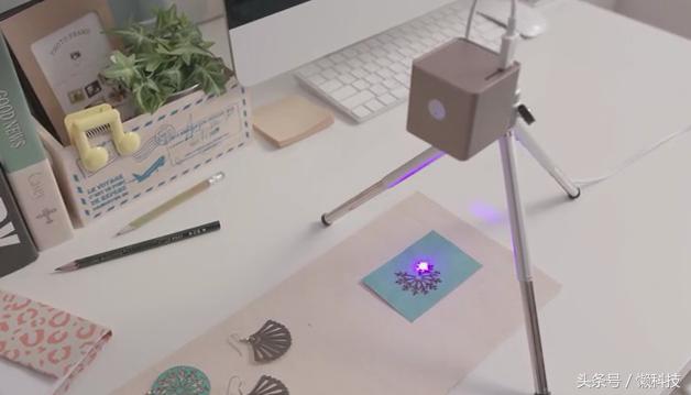 3分钟筹2.5万美金，掌上镭射机，玩转激光雕刻！