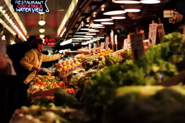 西雅图派克街鱼市场,去西雅图自助必吃的美食