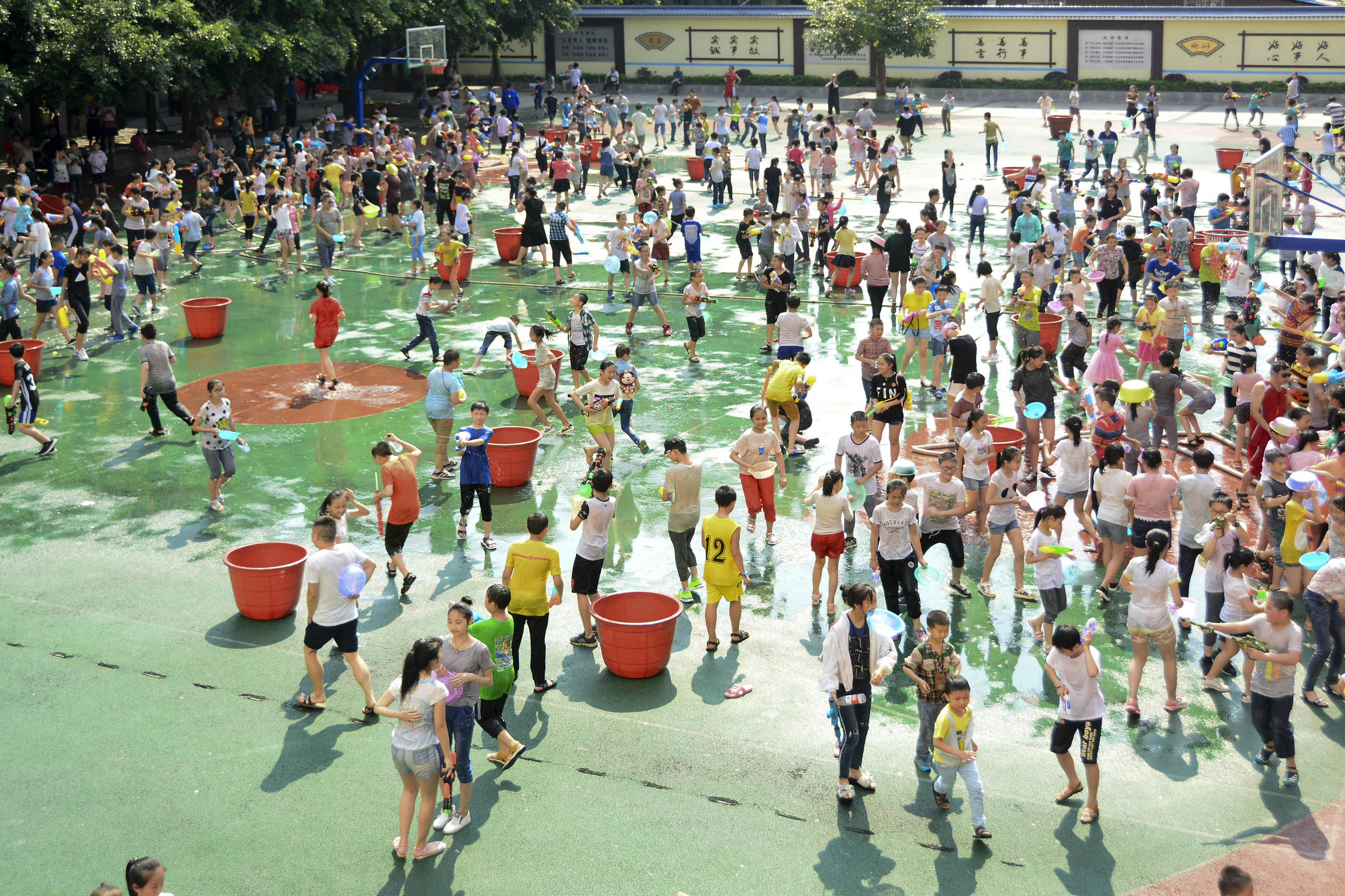 巴州三中训练,小学三下乡趣味课程