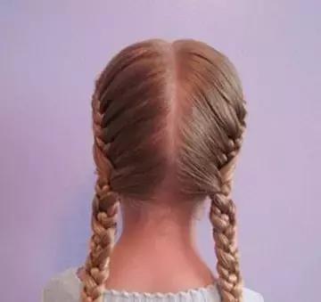 简单易学好看适于儿童的编发教程,日常编发分享儿童编发教程