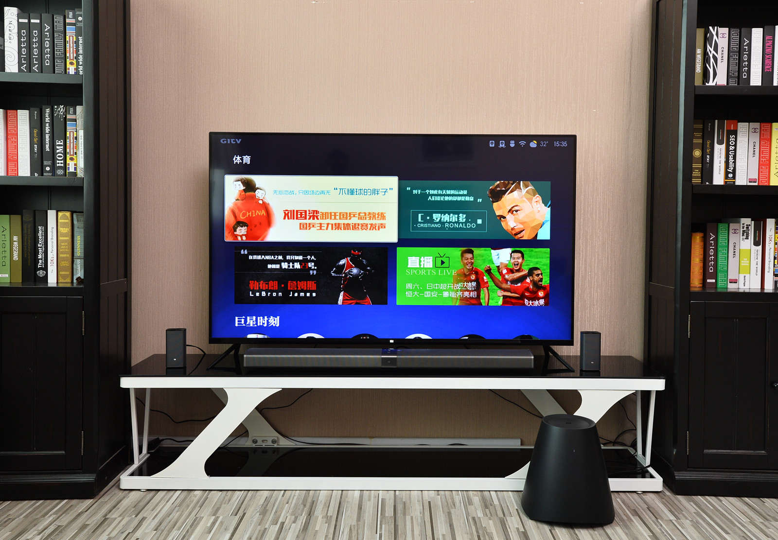 小米电视465寸全面屏旗舰版,小米电视4a