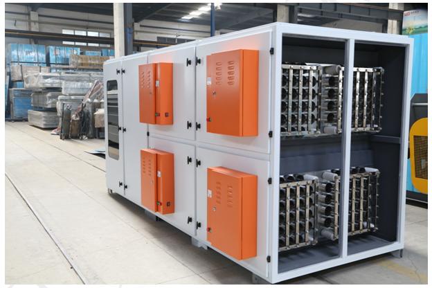 这个工艺处理苯、甲苯、二甲苯、非甲烷总烃、粉尘，达标环保