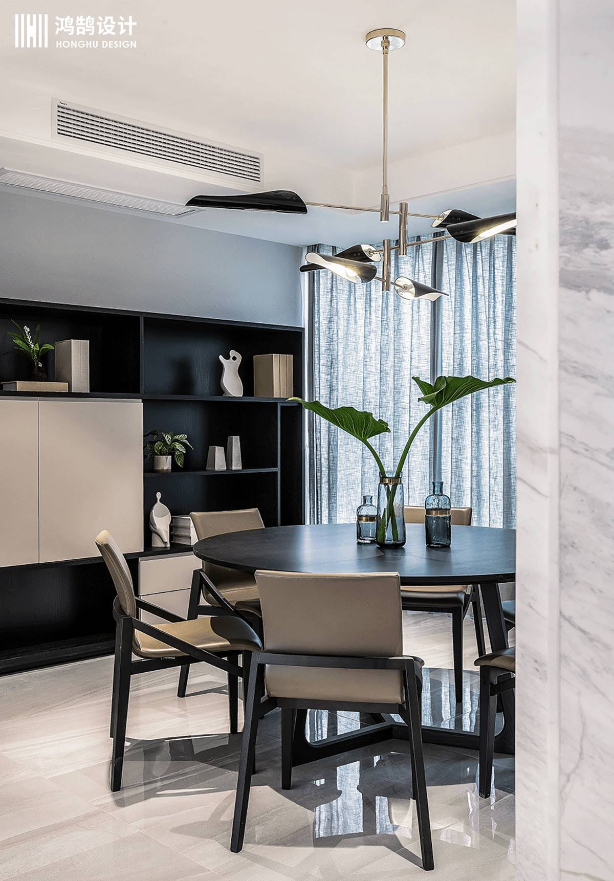 芜湖三室一厨一卫装修,鸿鹄装修效果图