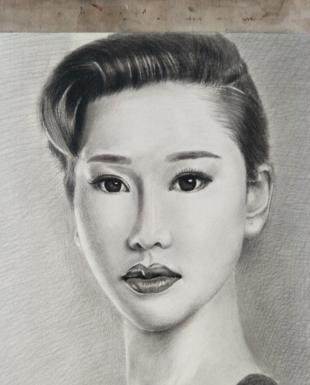 素描明星头像高清图片,很丑但一眼能认出的明星素描