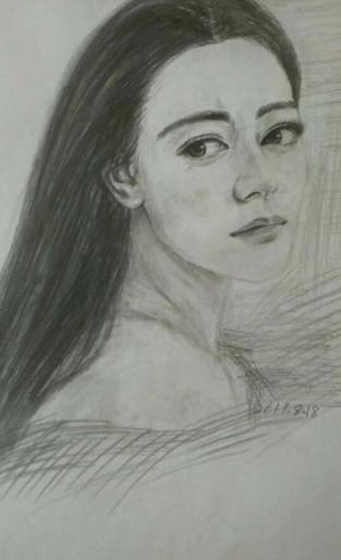 素描明星头像高清图片,很丑但一眼能认出的明星素描