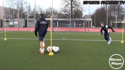 足球训练组合教学视频,足球训练组合动作