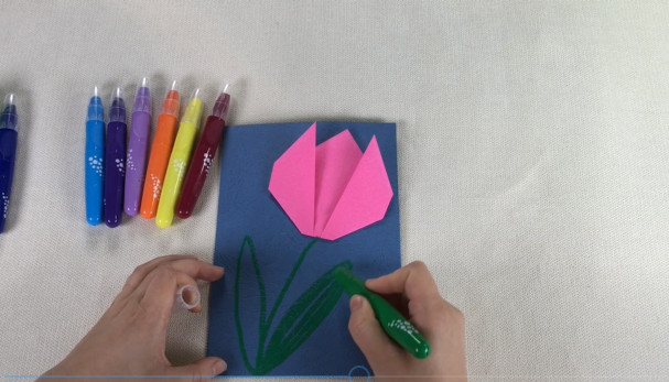 教师节手工康乃馨贺卡制作,教师节立体康乃馨贺卡制作过程