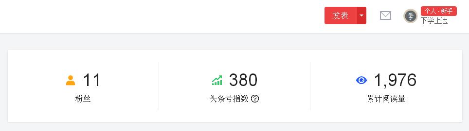 开通头条号12天后，谈谈我在*今条头日**的11天是如何运作的