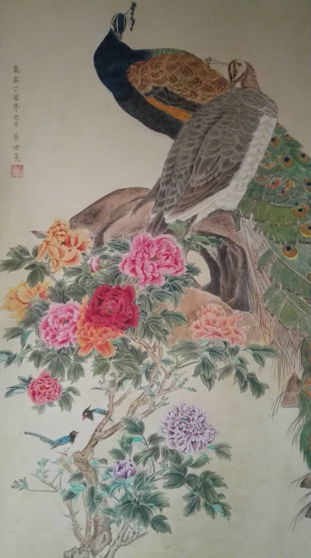 徐鲁白国画写意花鸟画作品,国画工笔花鸟画作品点评
