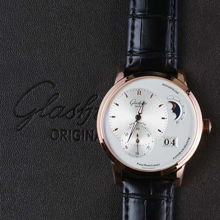 2023款格拉苏蒂偏心年历腕表,格拉苏蒂偏心月相女士腕表