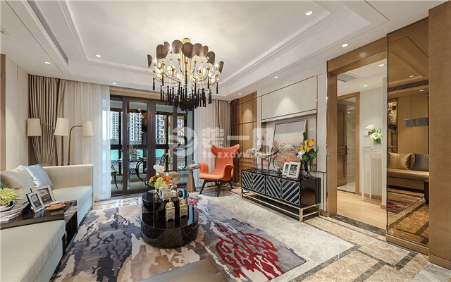 唐山136平米三室两厅装修效果图,唐山君熙太和别墅效果图