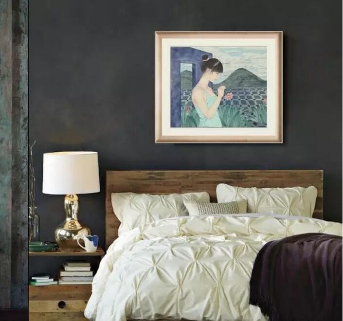 干挂的墙壁如何挂装饰画,家里装饰画怎么挂有讲究吗