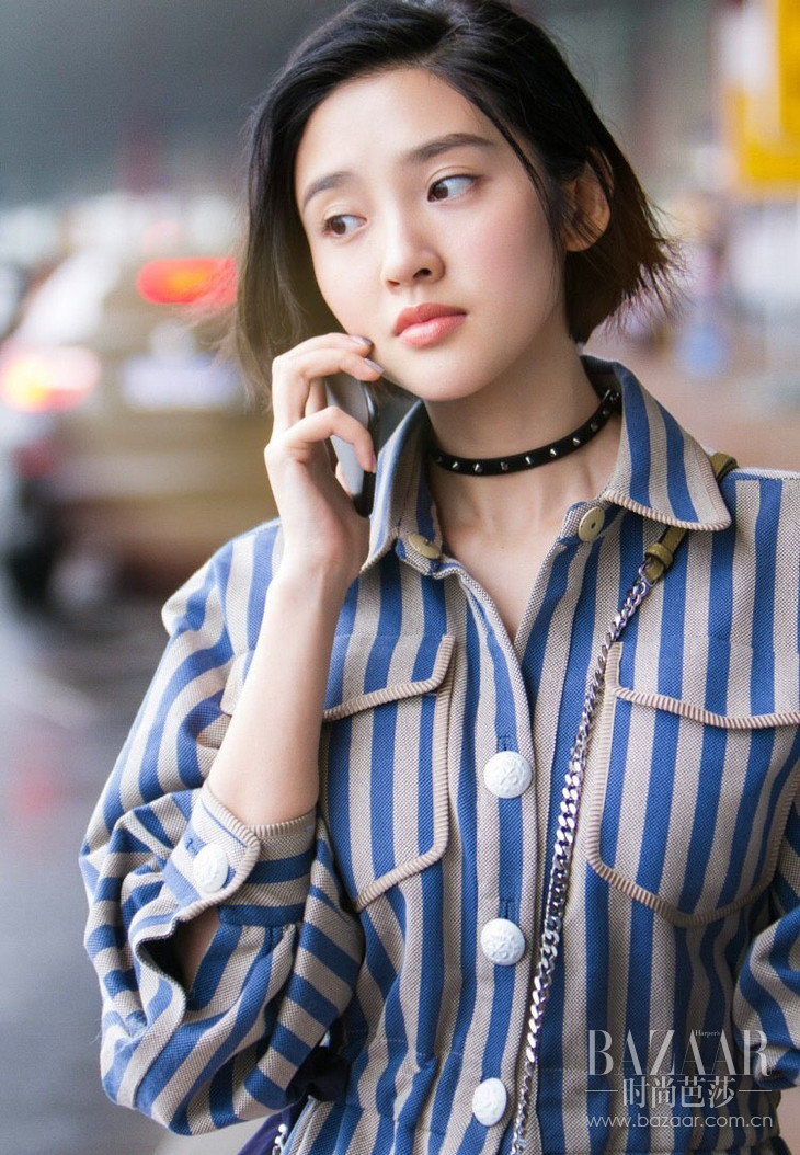 唐艺昕短发刘海,唐艺昕的短发造型