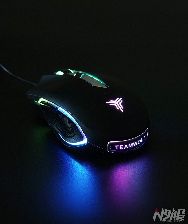 狼蛛580鼠标拆解测评,狼派鼠标拆解