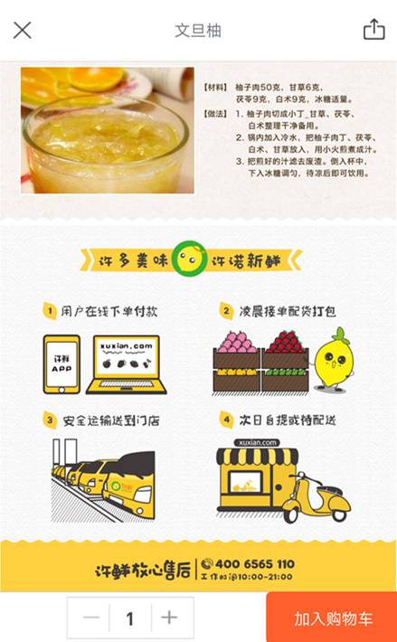 许鲜网介绍,许鲜网项目案例分析