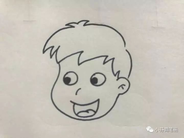 跳舞简笔画男孩,男孩背影简笔画