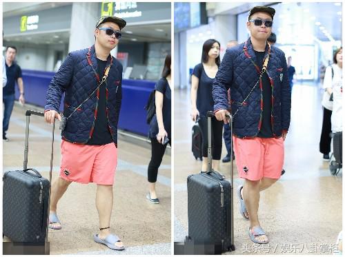 杜海涛在机场穿什么衣服,杜海涛机场同框