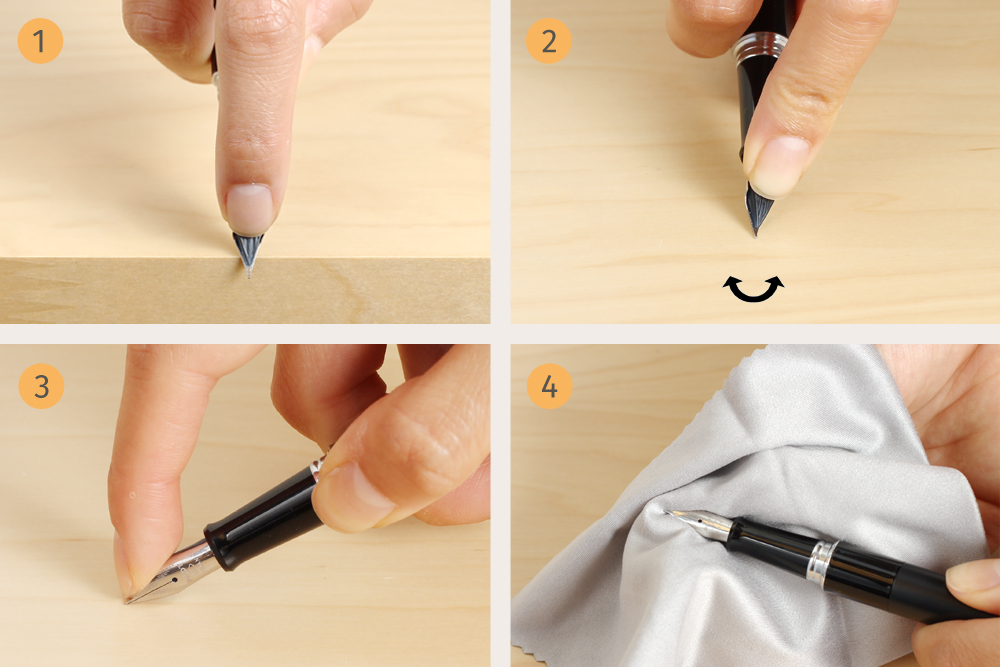 钢笔尖有墨如何处理,钢笔字常见的问题