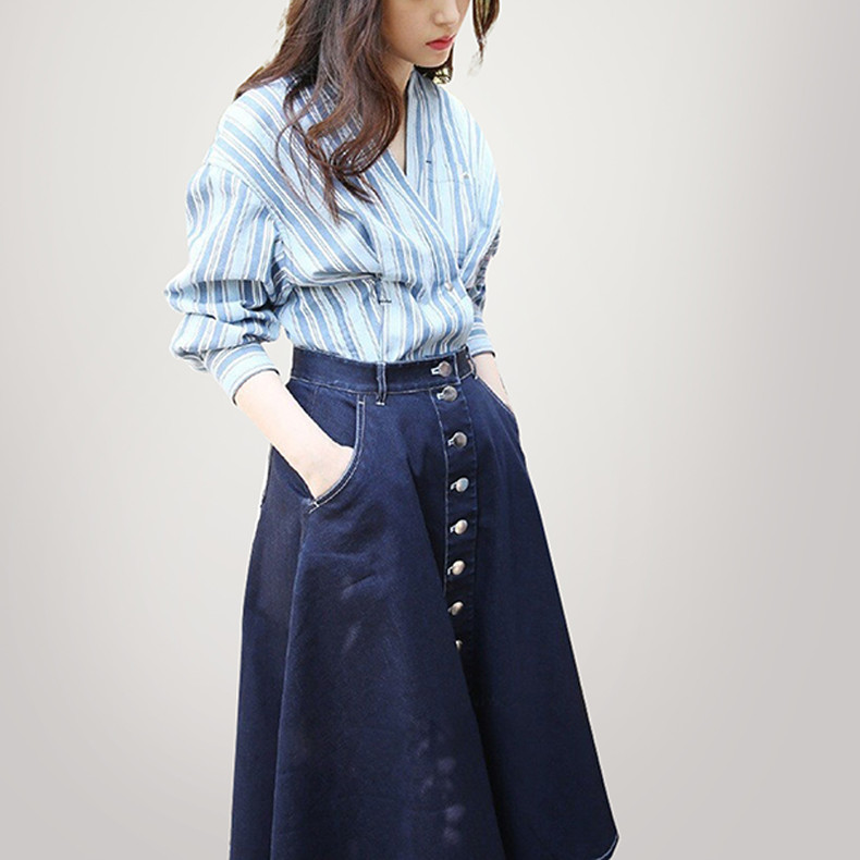 牛仔穿出法系高级感,牛仔系类穿出大牌感觉