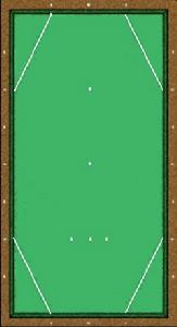 法式风格台球室,开伦台球上的花式表演