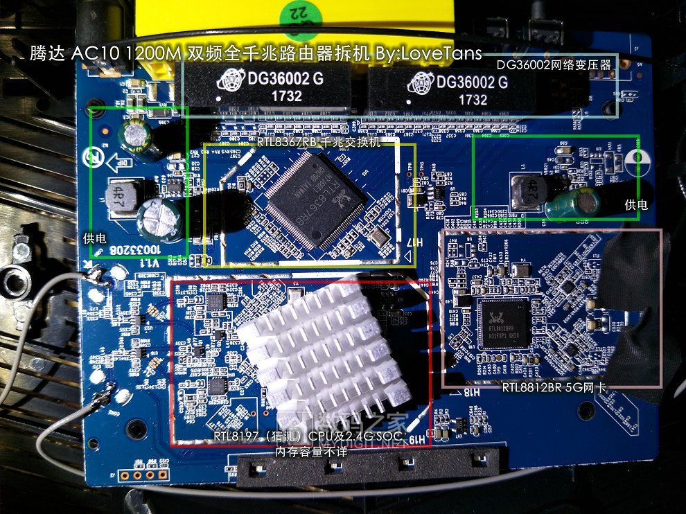 腾达ac10全千兆无线路由器家用5g,腾达无线路由器AC2100